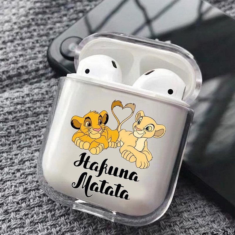 The Lion King Hakuna Matata Protective Clear Case Cover For Apple Airpods