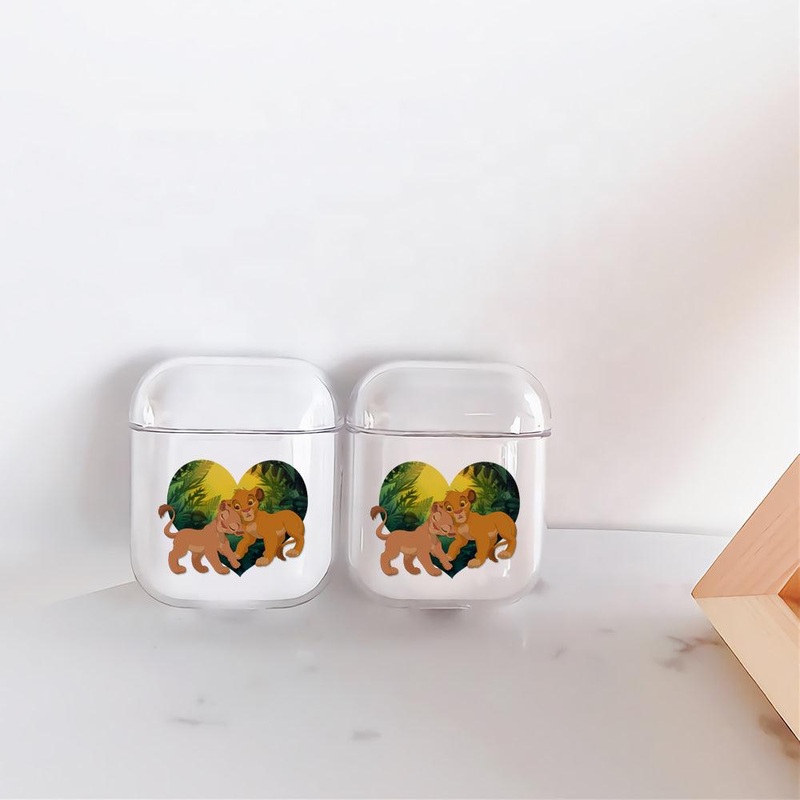 The Lion King Love Protective Clear Case Cover For Apple Airpods