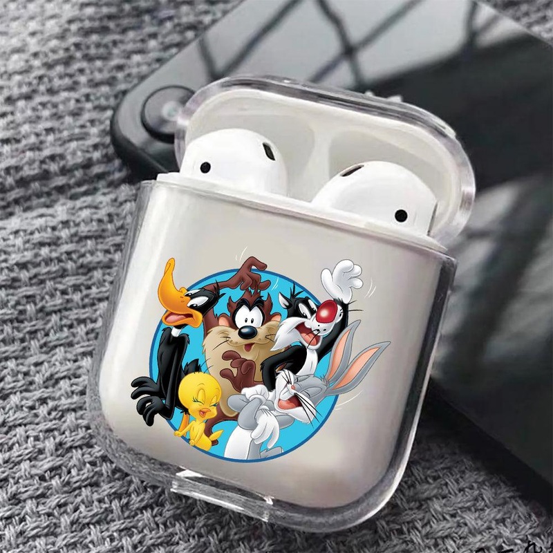 The Looney Tunes Family Protective Clear Case Cover For Apple Airpods