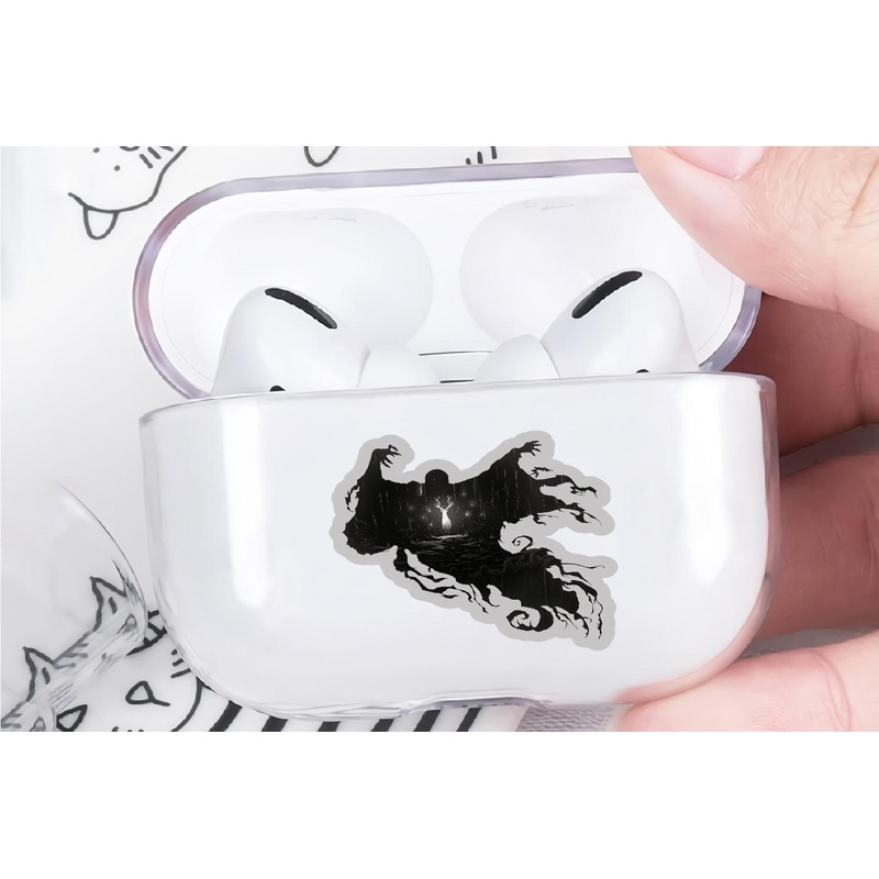 Dementor and Stag Harry Potter Protective Clear Case Cover For Apple Airpod Pro 2