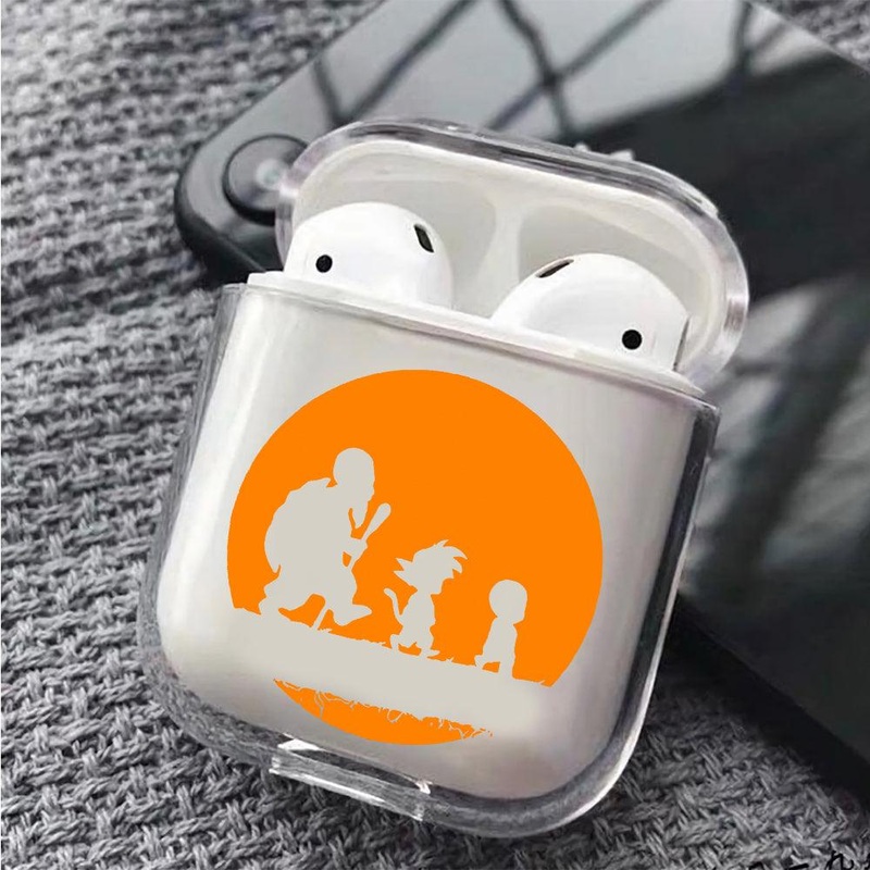 Dragon Ball Z Silhouette Art Protective Clear Case Cover For Apple Airpods
