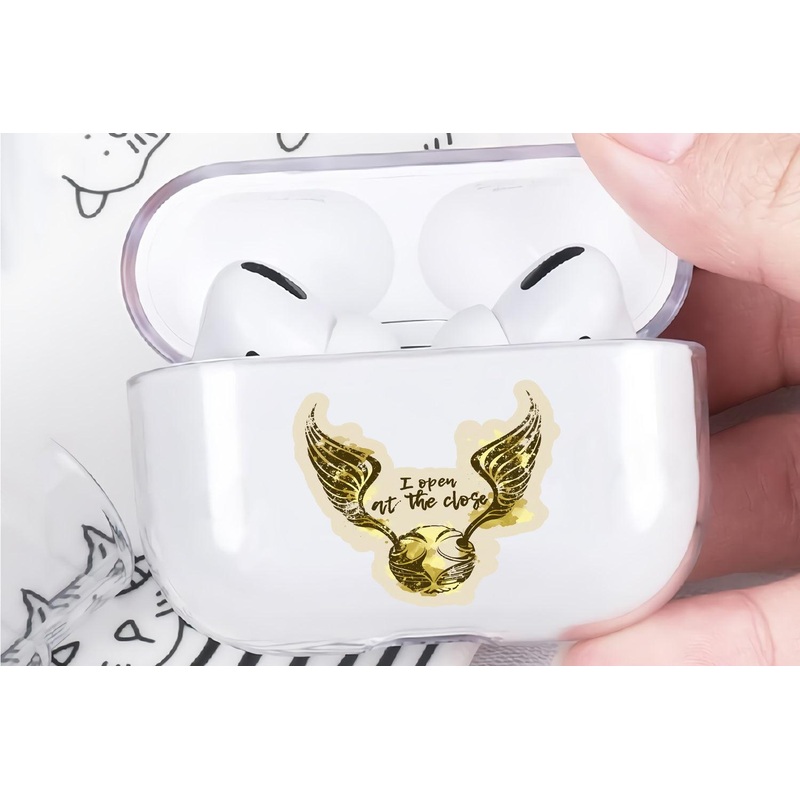 I Open at The Close Protective Clear Case Cover For Apple Airpod Pro 2