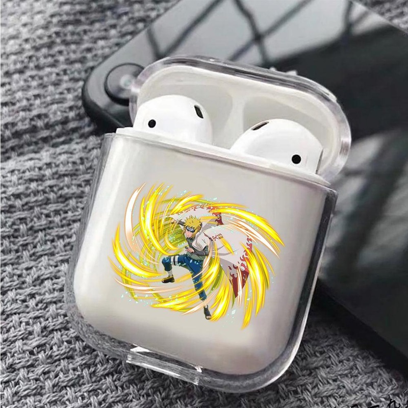 Minato Namikaze Rapid Lightning Protective Clear Case Cover For Apple Airpods