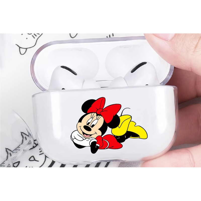 Minnie Mouse Protective Clear Case Cover For Apple Airpod Pro 2