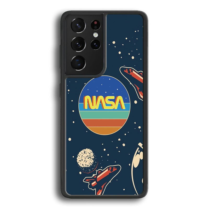 Nasa Retro Space Samsung Galaxy S21 Ultra Case