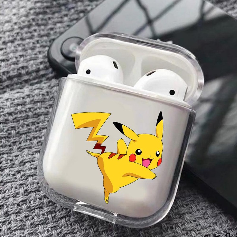Pokemon Pikachu Protective Clear Case Cover For Apple Airpods