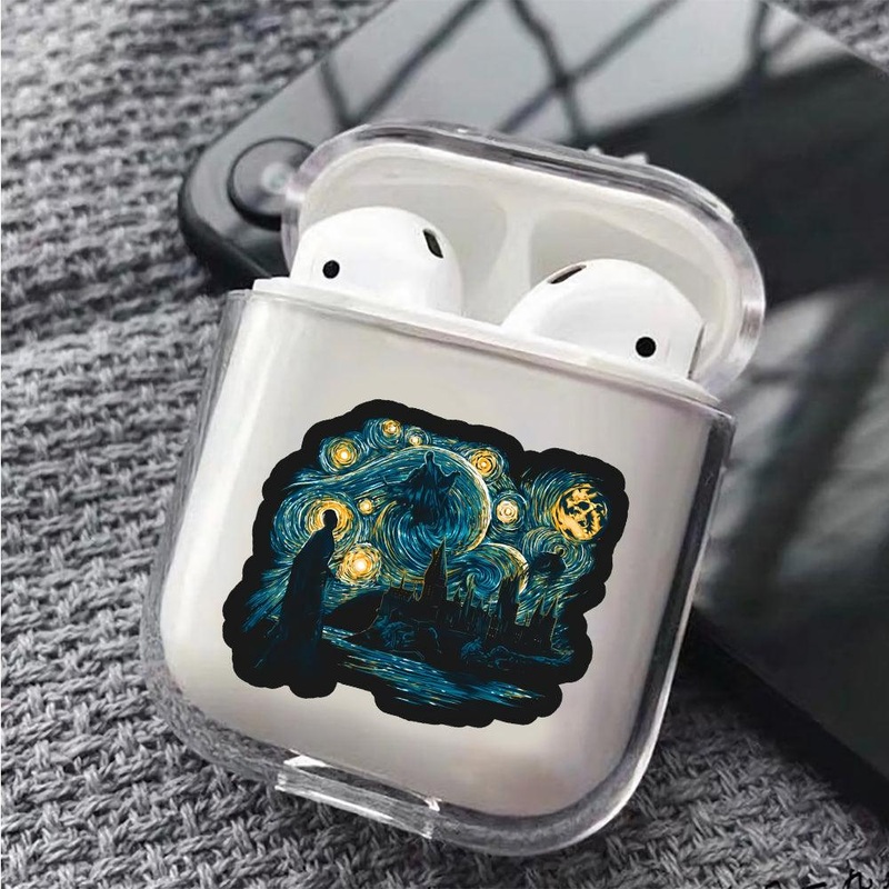 Starry Dementors Harry Potter Protective Clear Case Cover For Apple Airpods