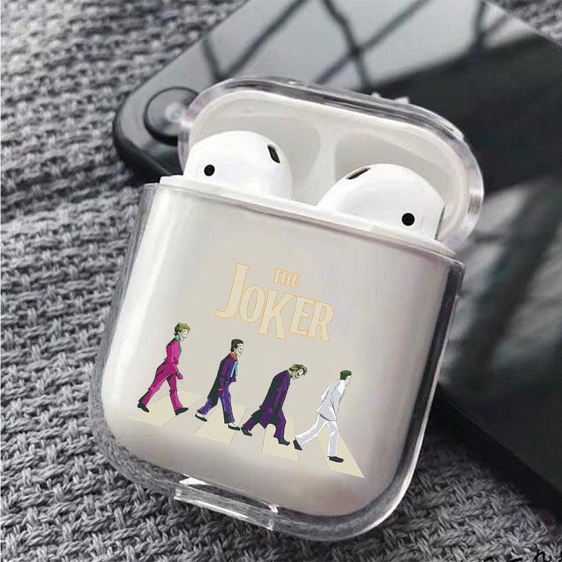 The Joker Protective Clear Case Cover For Apple Airpods