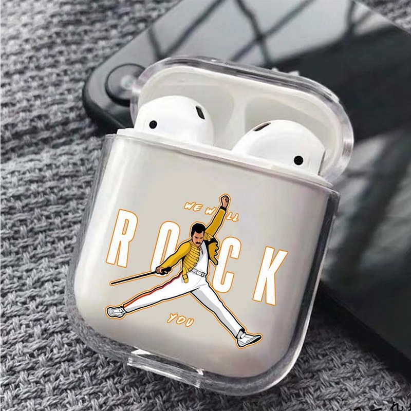 We Will Rock You Protective Clear Case Cover For Apple Airpods