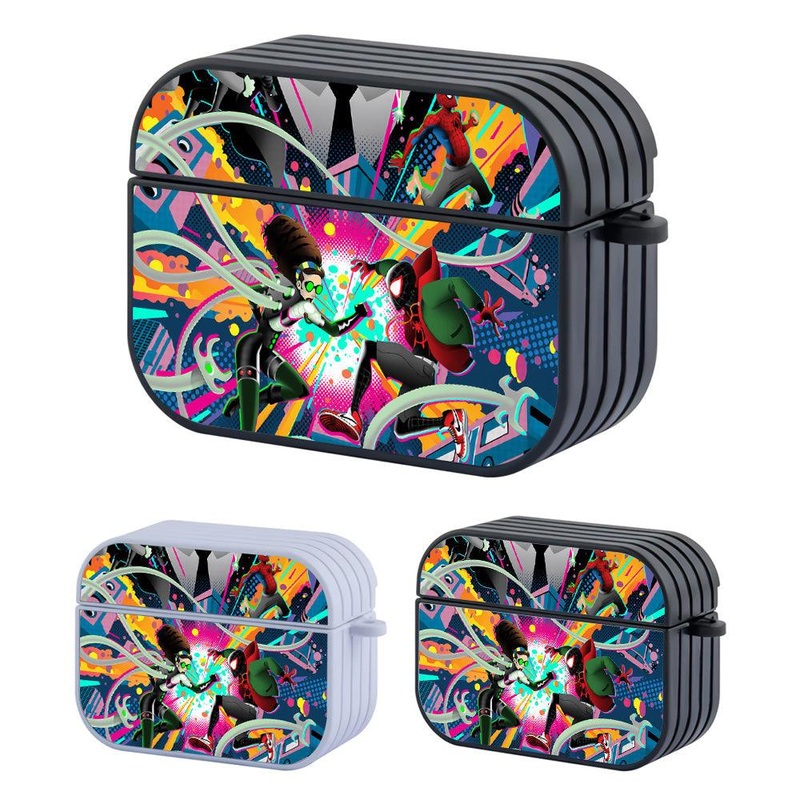 Spiderman Battle in the Air Hard Plastic Case Cover For Apple Airpods Pro 2