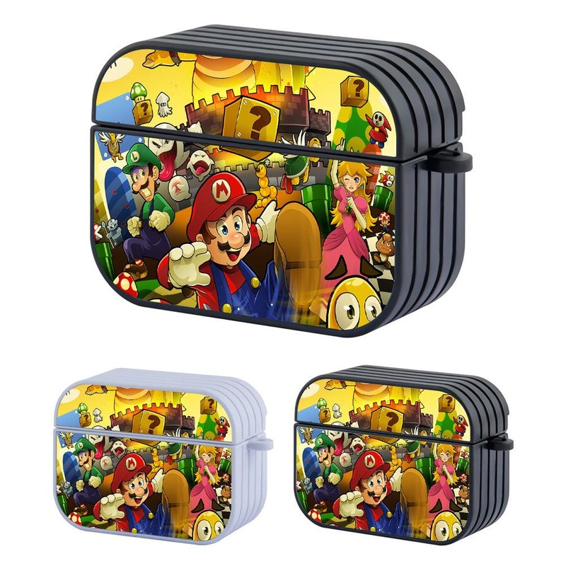 Super Mario Chaos on the Battlefield Hard Plastic Case Cover For Apple Airpods Pro 2