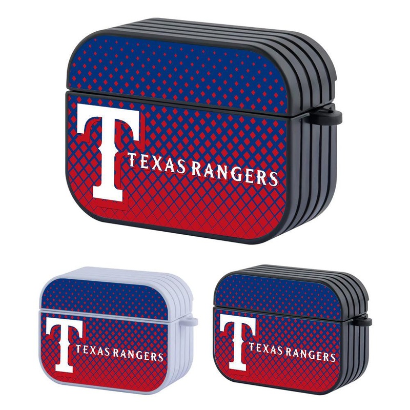 Texas Rangers MLB Time to Rise Hard Plastic Case Cover For Apple Airpods Pro 2