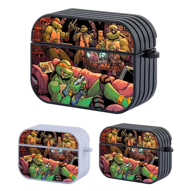 TMNT Be on a Busy Night Hard Plastic Case Cover For Apple Airpods Pro 2