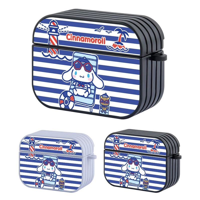 Cinnamoroll Bright Sun and The Blue Sea Hard Plastic Case Cover For Apple Airpods Pro 2