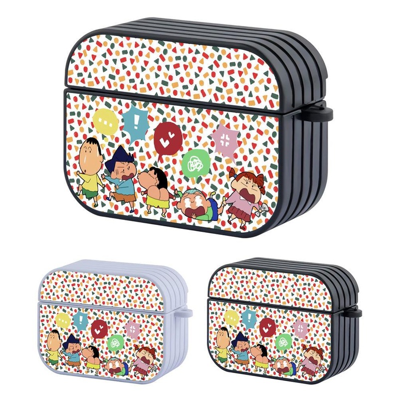 Crayon Shinchan Outdoor Pleasure Hard Plastic Case Cover For Apple Airpods Pro 2