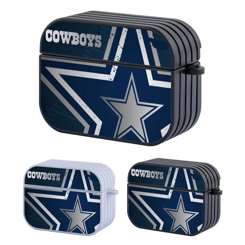 Dallas Cowboys NFL Layered Bright Star Hard Plastic Case Cover For Apple Airpods Pro 2