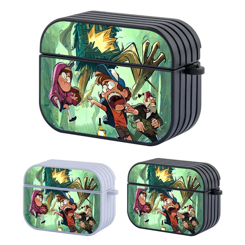 Gravity Falls Run from The Monster House Hard Plastic Case Cover For Apple Airpods Pro 2