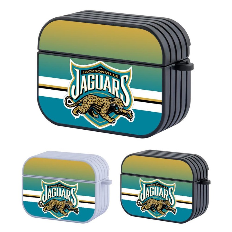 Jacksonville Jaguars NFL Strong at Every Step Hard Plastic Case Cover For Apple Airpods Pro 2