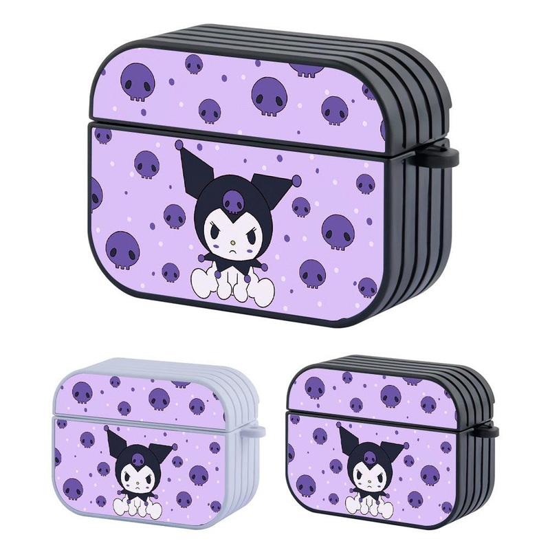 Kuromi Stare of Seriousness Hard Plastic Case Cover For Apple Airpods Pro 2