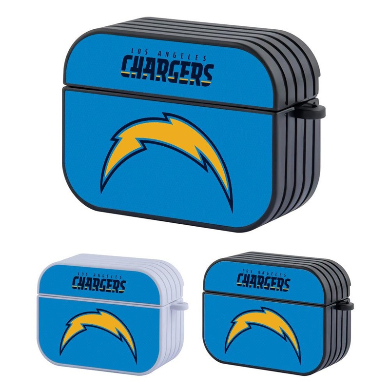 Los Angeles Chargers NFL Bold Flow Hard Plastic Case Cover For Apple Airpods Pro 2