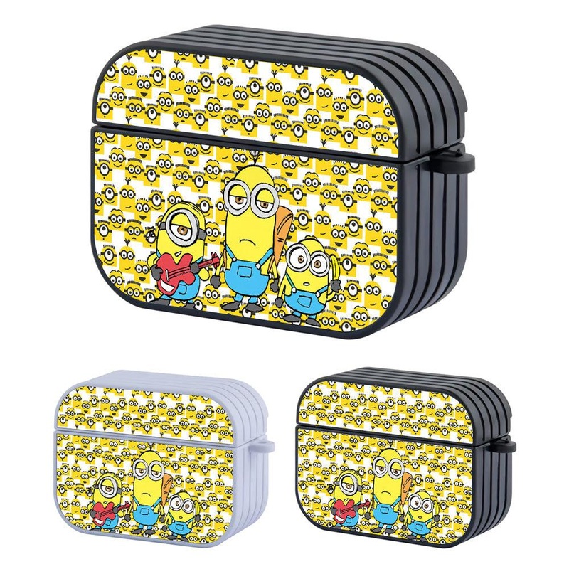 Minions No Time for Free Time Hard Plastic Case Cover For Apple Airpods Pro 2
