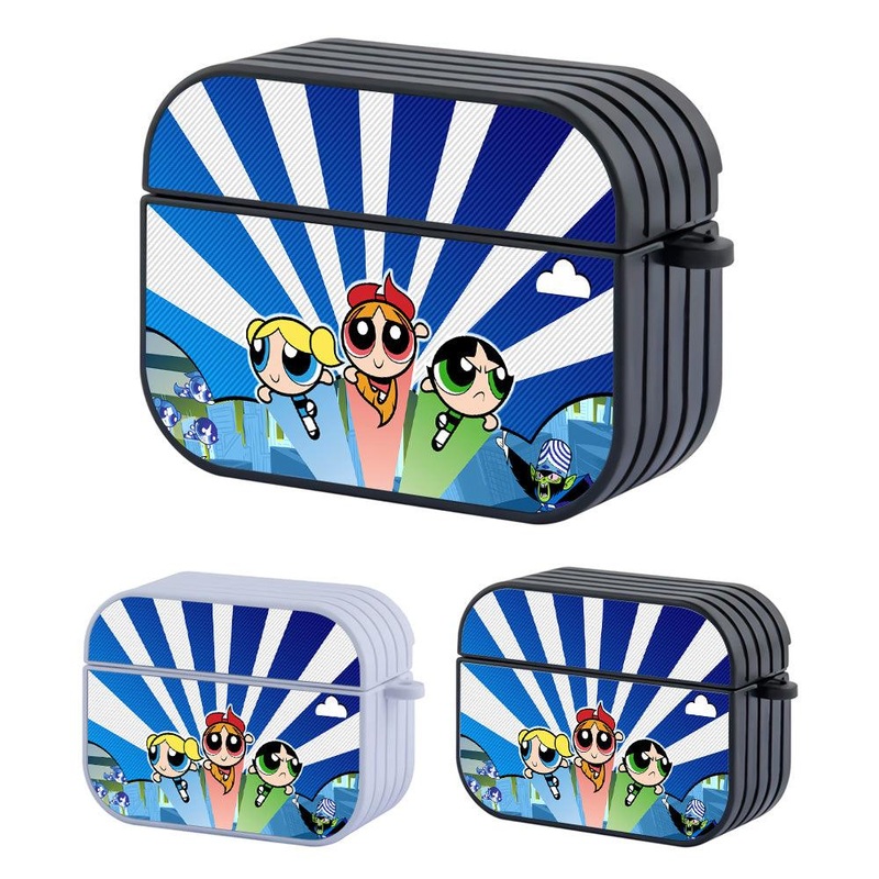 Powerpuff Girls Battle Against Mojo Hard Plastic Case Cover For Apple Airpods Pro 2