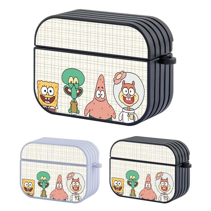 Spongebobs Smile from Deep Sea Hard Plastic Case Cover For Apple Airpods Pro 2