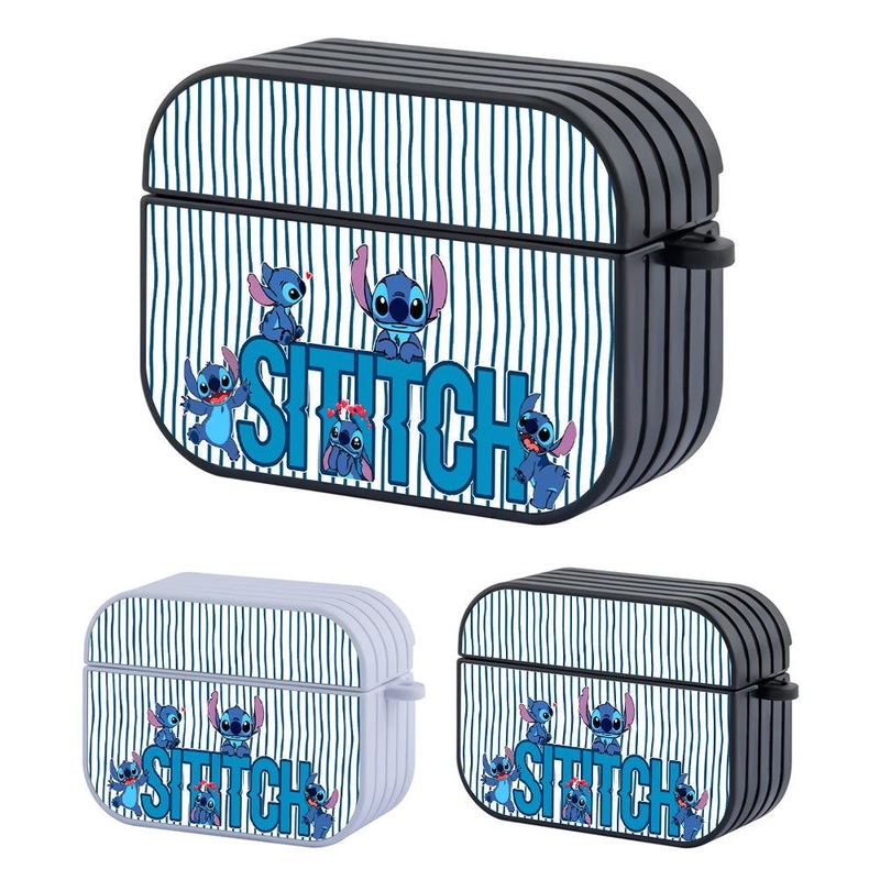 Stitch Smile Over The Day Hard Plastic Case Cover For Apple Airpods Pro 2