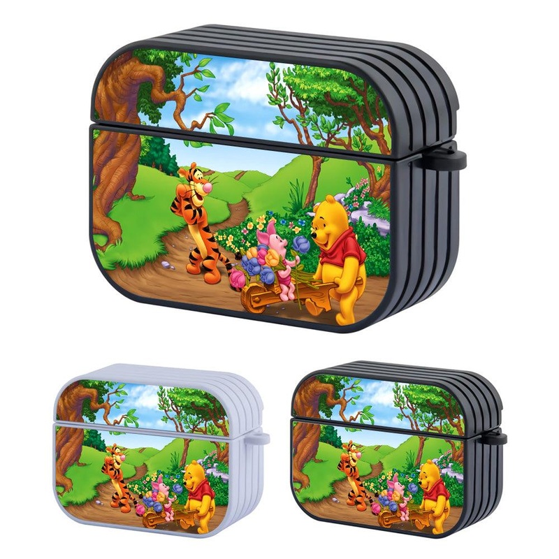Winnie The Pooh Lovely Morning Hard Plastic Case Cover For Apple Airpods Pro 2