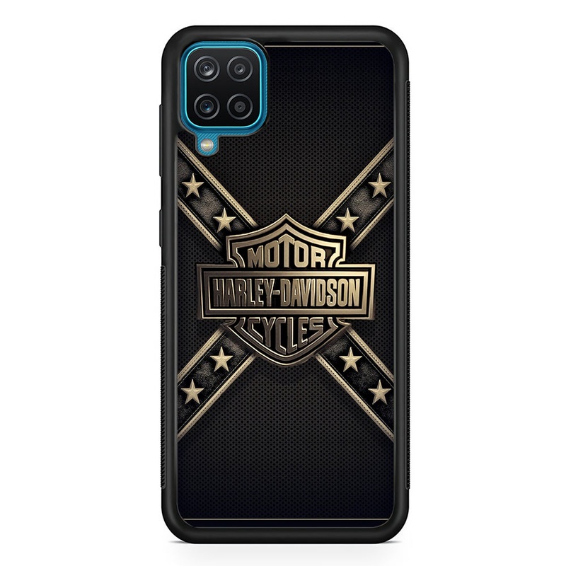 Harley Davidson Golden Star Samsung Galaxy A12 Case