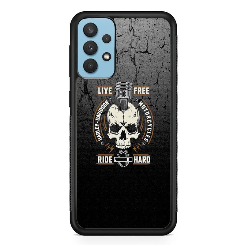 Harley Davidson Live Free with Ride Hard Samsung Galaxy A32 Case
