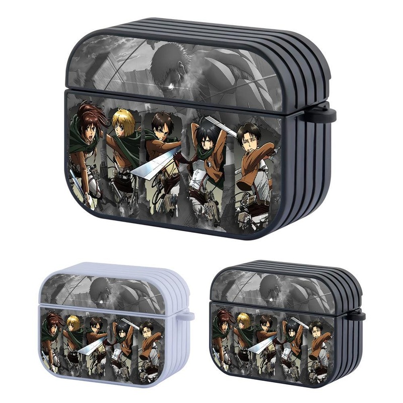 Attack on Titan Squad in Action Hard Plastic Case Cover For Apple Airpods Pro 2