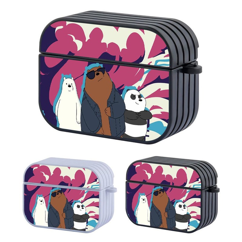 Bare Bears No Time To Lonely Hard Plastic Case Cover For Apple Airpods Pro 2