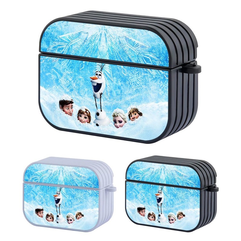 Frozen Princess Elsa and Friends Hard Plastic Case Cover For Apple Airpods Pro 2