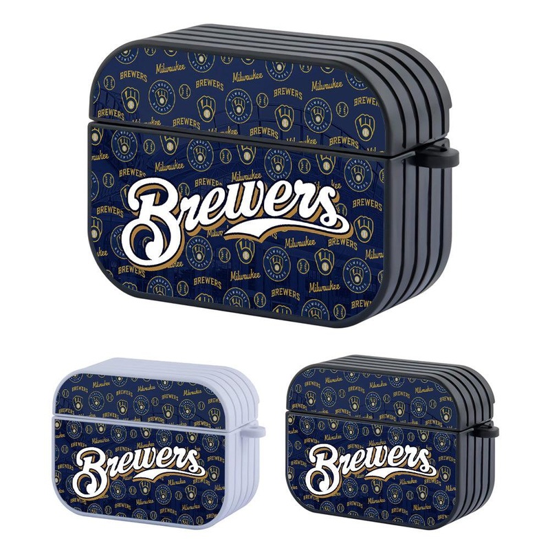 Milwaukee Brewers Stadium Silhouette Hard Plastic Case Cover For Apple Airpods Pro 2