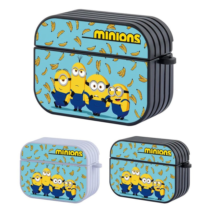 Minions Ready for Hangout Hard Plastic Case Cover For Apple Airpods Pro 2