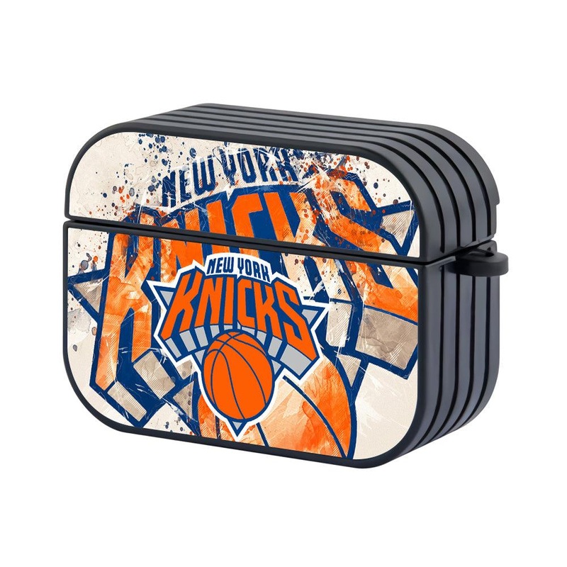 New York Knicks Wide Street Art Hard Plastic Case Cover For Apple Airpods Pro 2