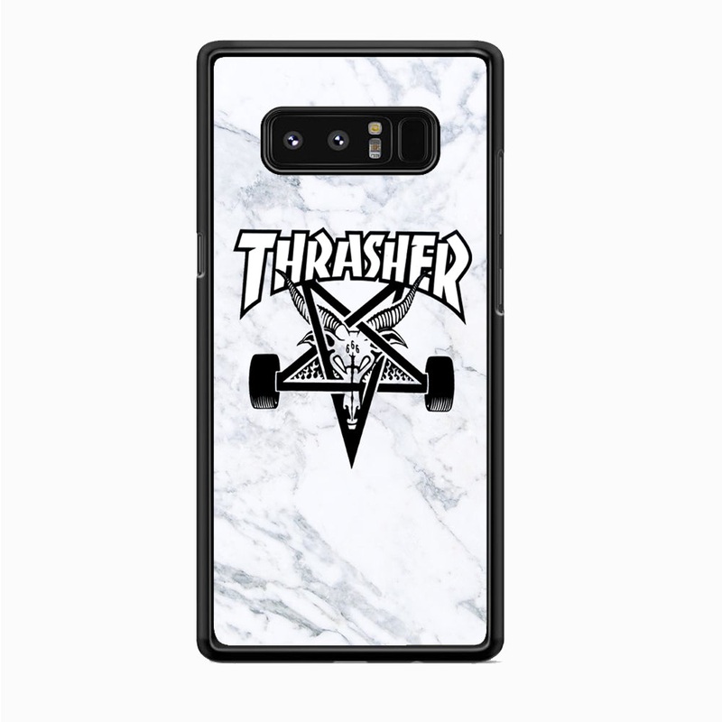 Thrasher x Pentagram White Marble Samsung Galaxy Note 8 Case