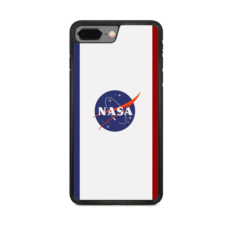 Nasa Stripe Blue Red Emblem iPhone 8 Plus Case