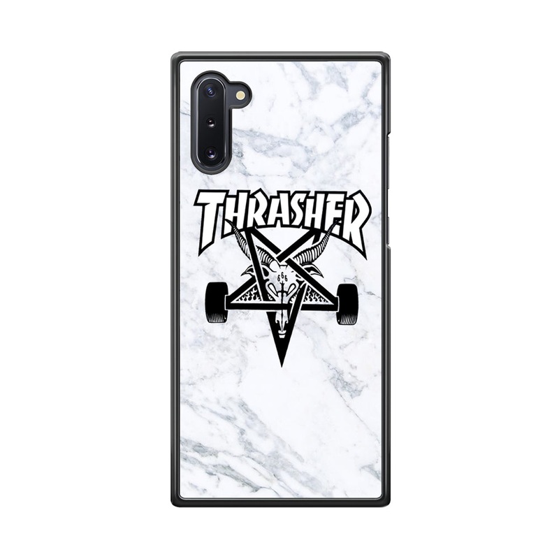 Thrasher x Pentagram White Marble Samsung Galaxy Note 10 Case