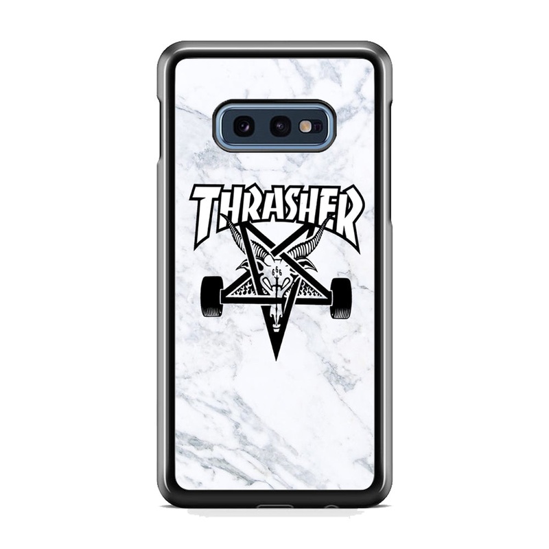 Thrasher x Pentagram White Marble Samsung Galaxy S10E Case