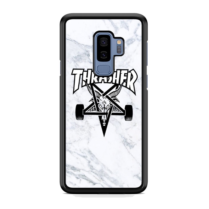 Thrasher x Pentagram White Marble Samsung Galaxy S9 Plus Case