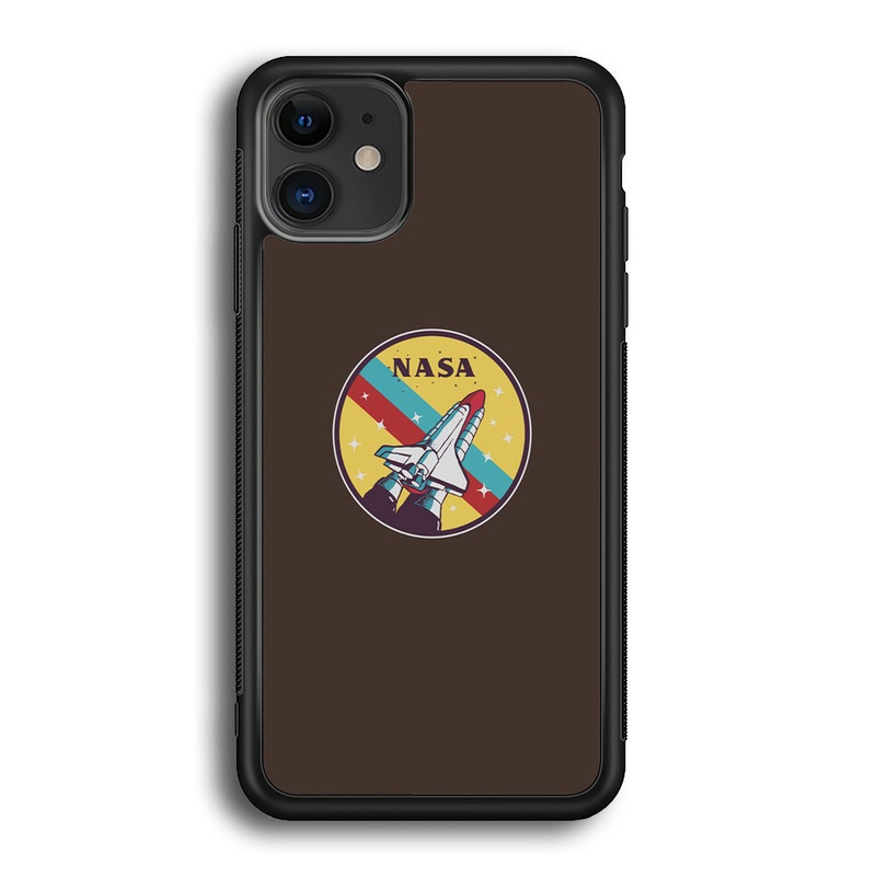 Nasa Dark Aircraft Icon iPhone 12 Case