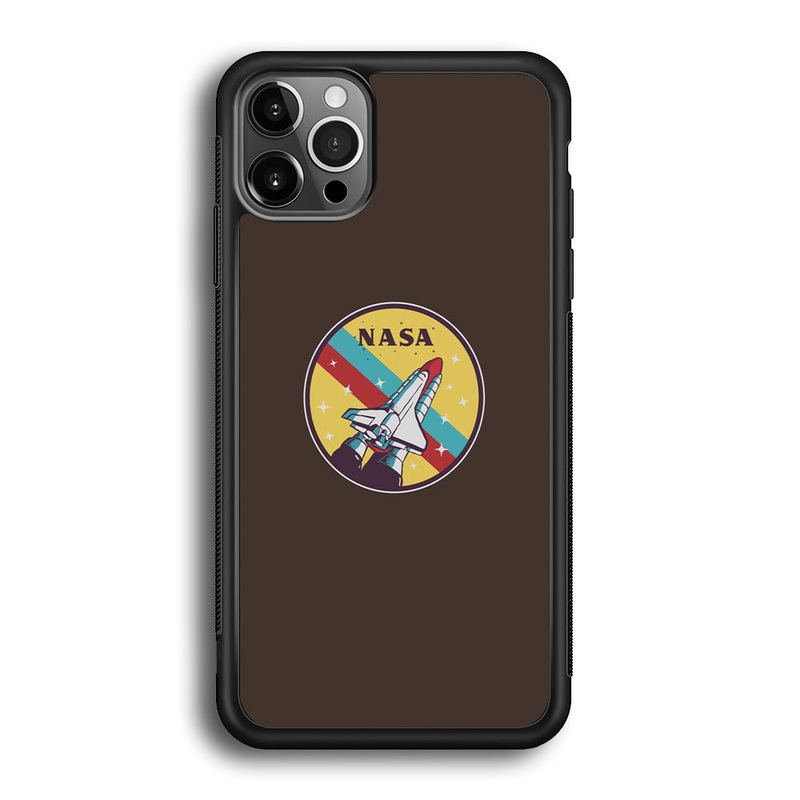 Nasa Dark Aircraft Icon iPhone 12 Pro Max Case