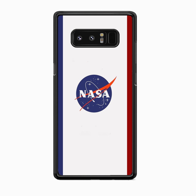 Nasa Stripe Blue Red Emblem Samsung Galaxy Note 8 Case