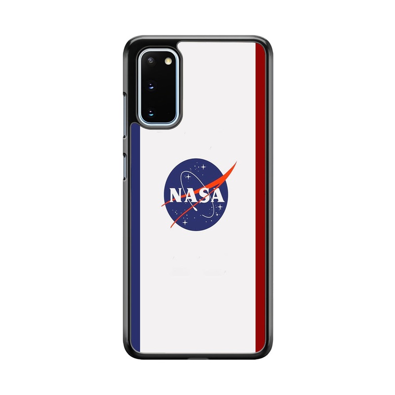 Nasa Stripe Blue Red Emblem Samsung Galaxy S20 Case