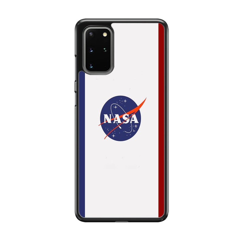 Nasa Stripe Blue Red Emblem Samsung Galaxy S20 Plus Case