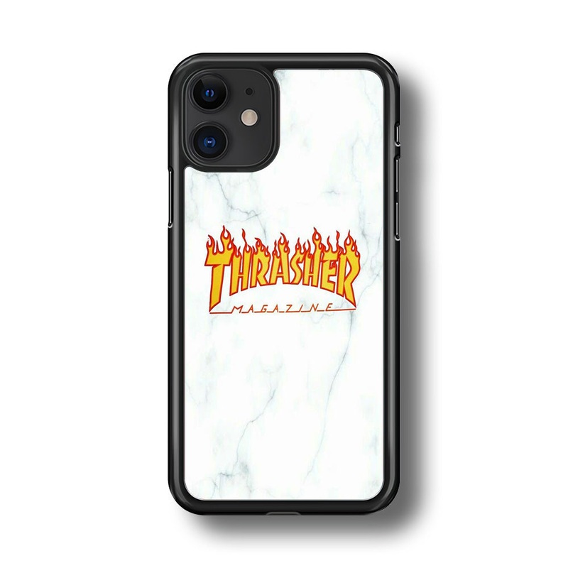 Thrasher White Marble iPhone 11 Case