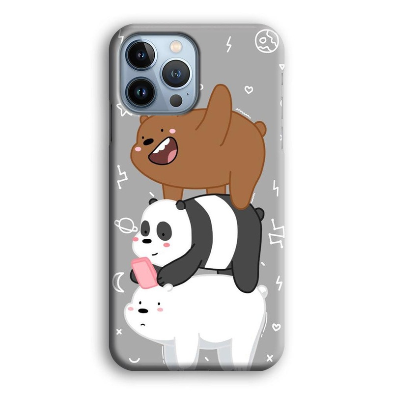 We Bare Bear Overlap iPhone 13 Pro Case