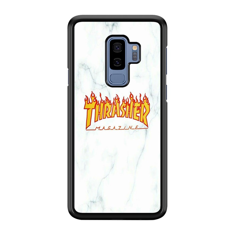 Thrasher White Marble Samsung Galaxy S9 Plus Case
